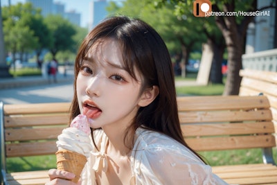 AI Girl Vol 431 | Summer cold ice-cream