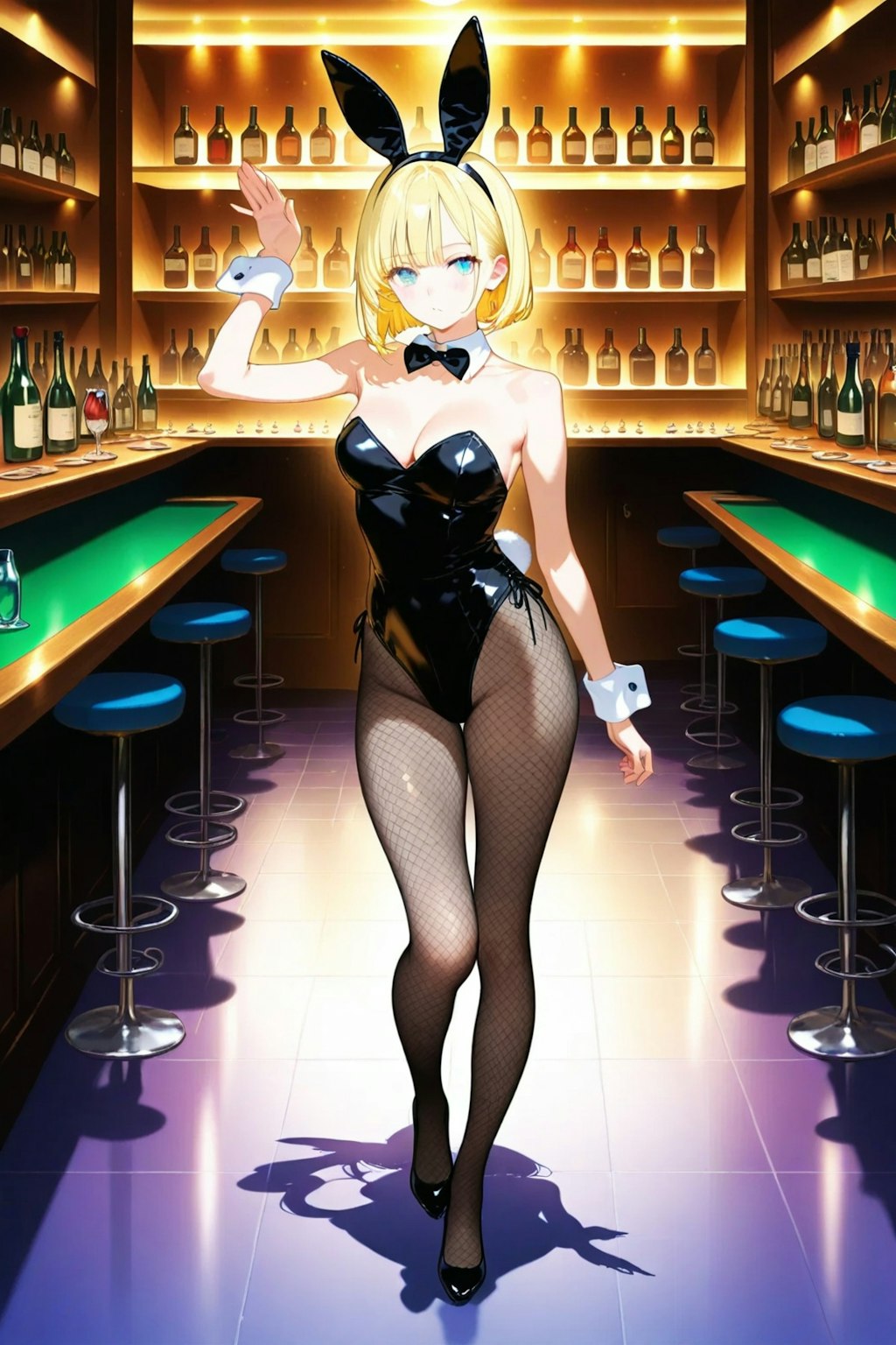 本日のちちぷい生成　【バニーガール】