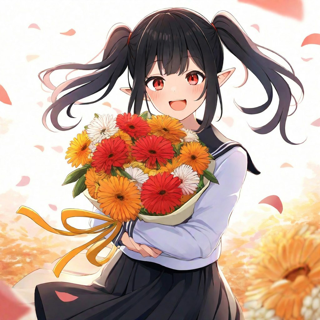 11月生まれの貴方にガーベラの花束を