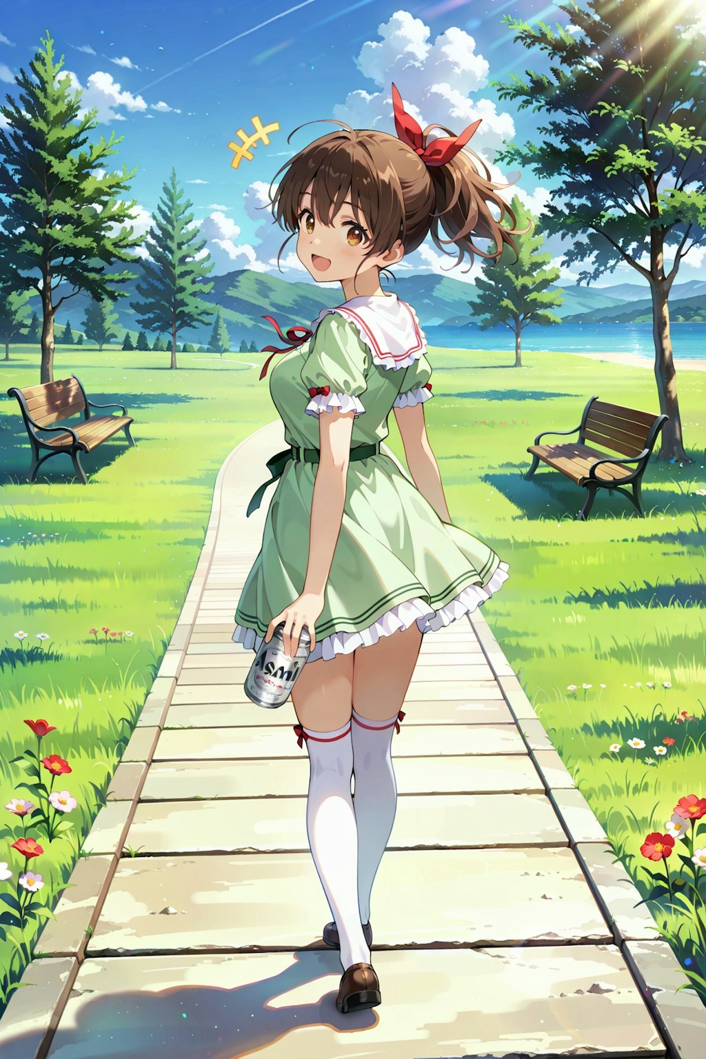 楽しい公園デート Y525