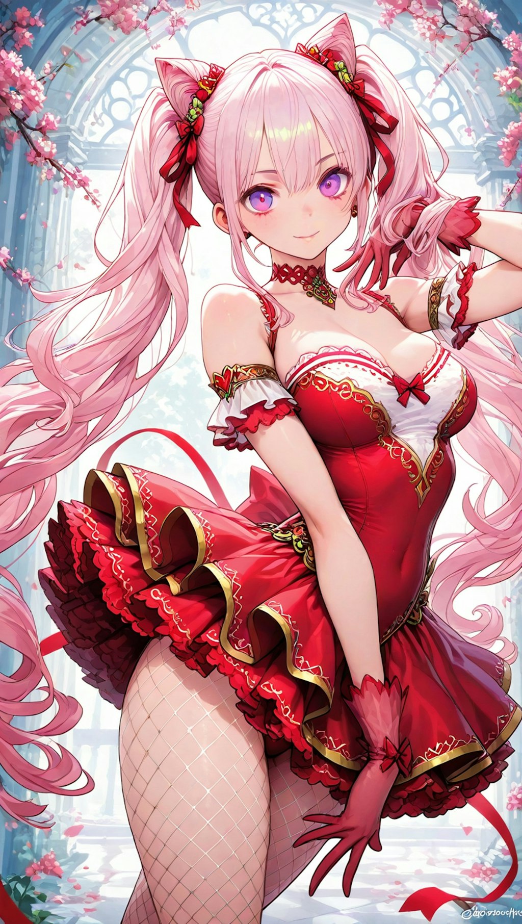 アイドルっぽい感じの黒髪ツインテールギャル