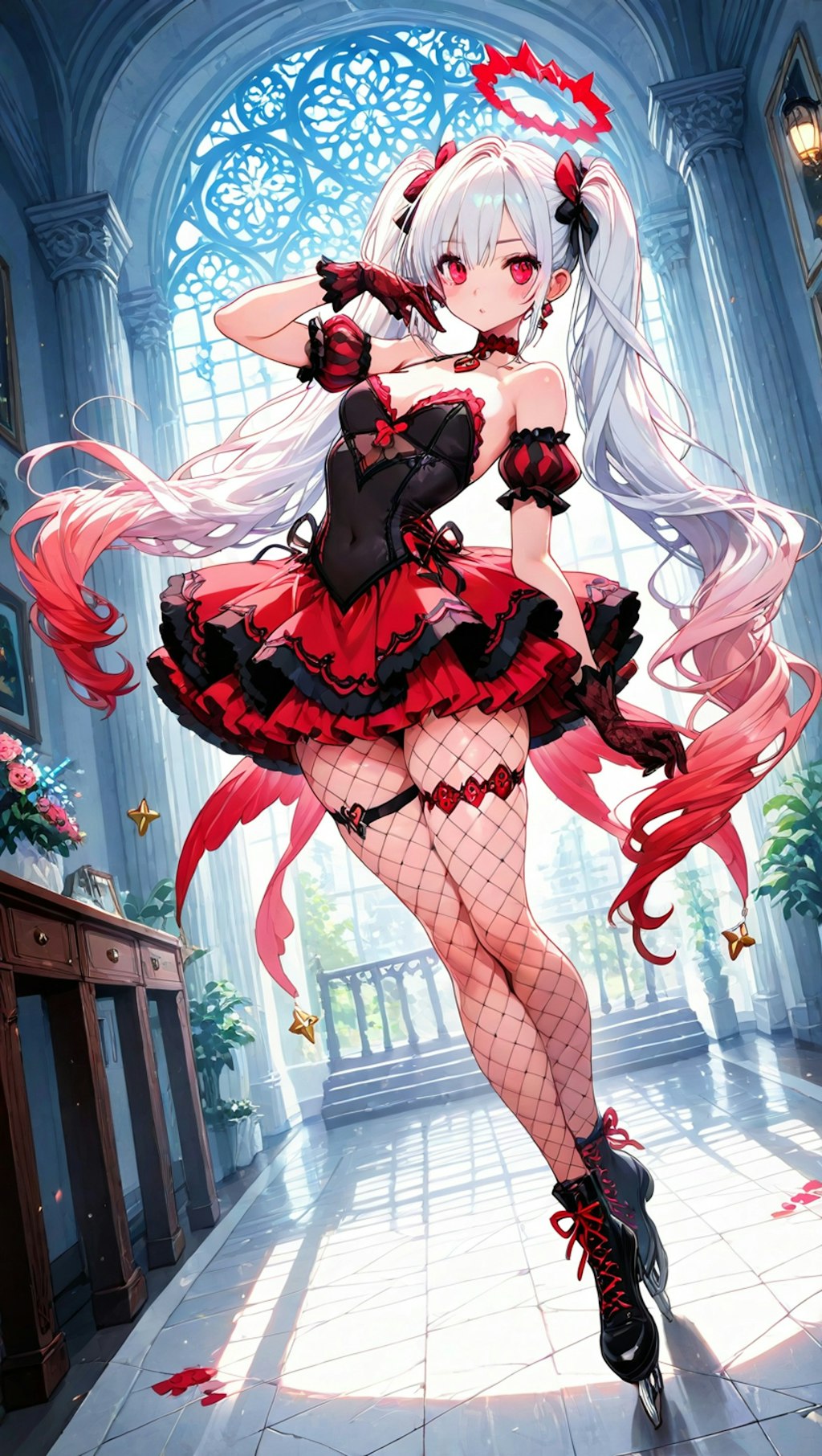 アイドルっぽい感じの黒髪ツインテールギャル