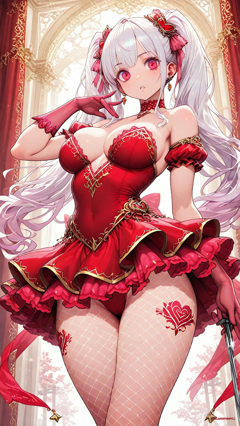 アイドルっぽい感じの黒髪ツインテールギャル