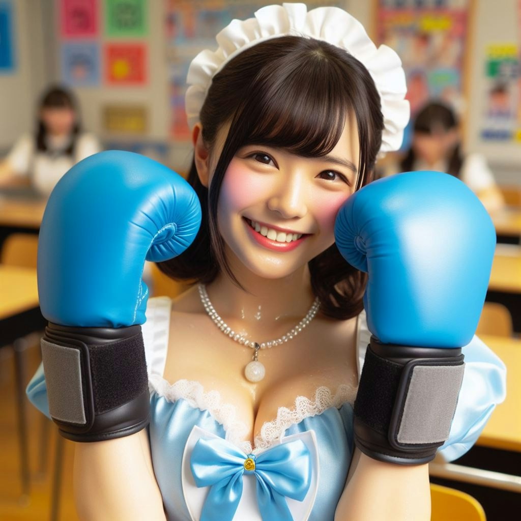 ボクシング　青メイド1621-