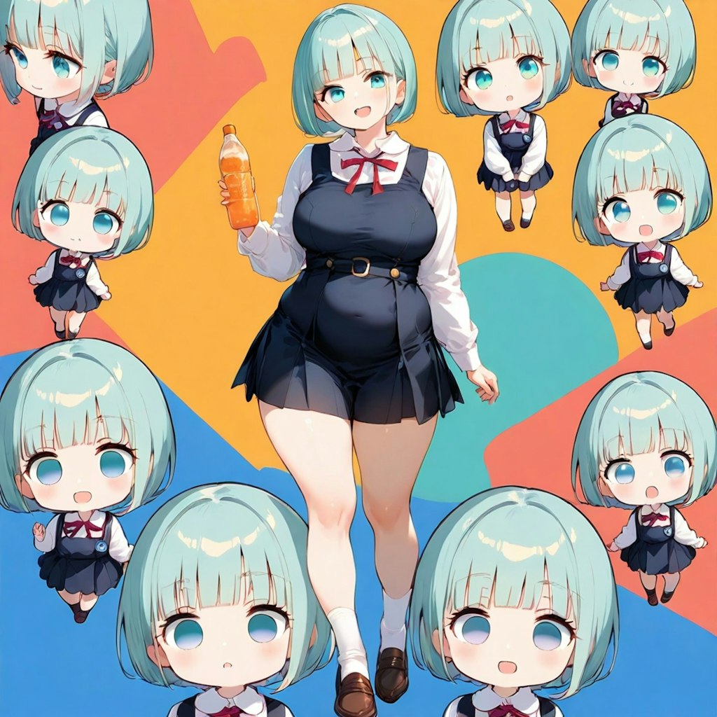オレンジジュースを持たせようとしただけなのに…