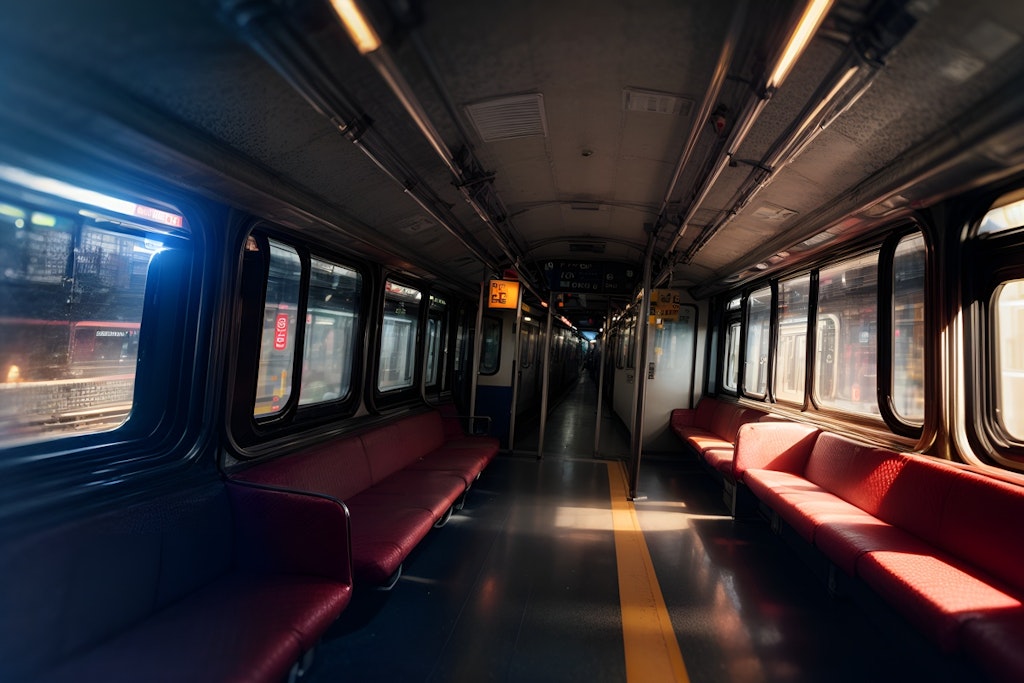 train interior