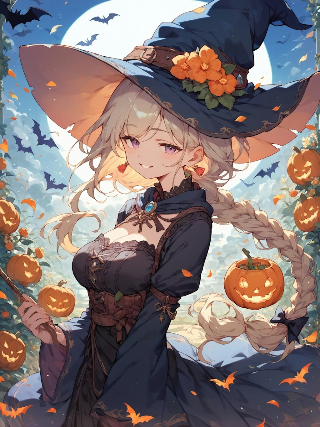 花と魔女とハロウィン