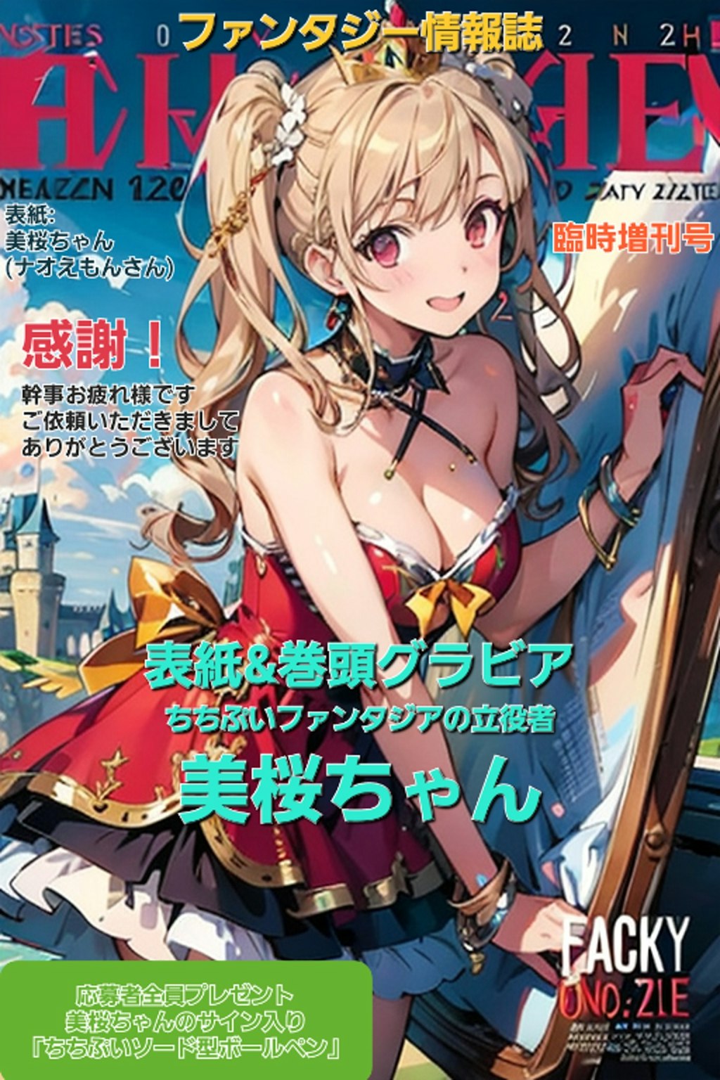 ファンタジー情報誌「CHICHI-PUI FANTASIA」臨時増刊号