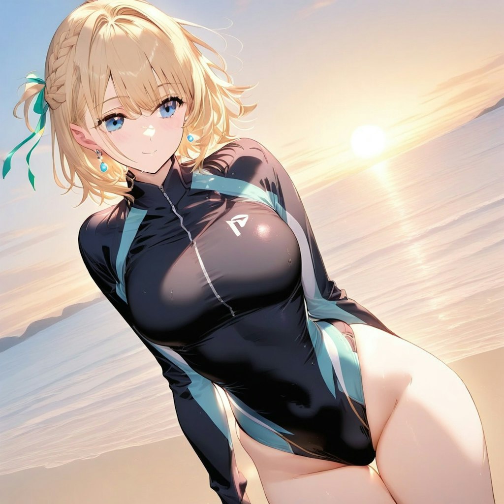 海の日の（新体操）お休み（バカンス）