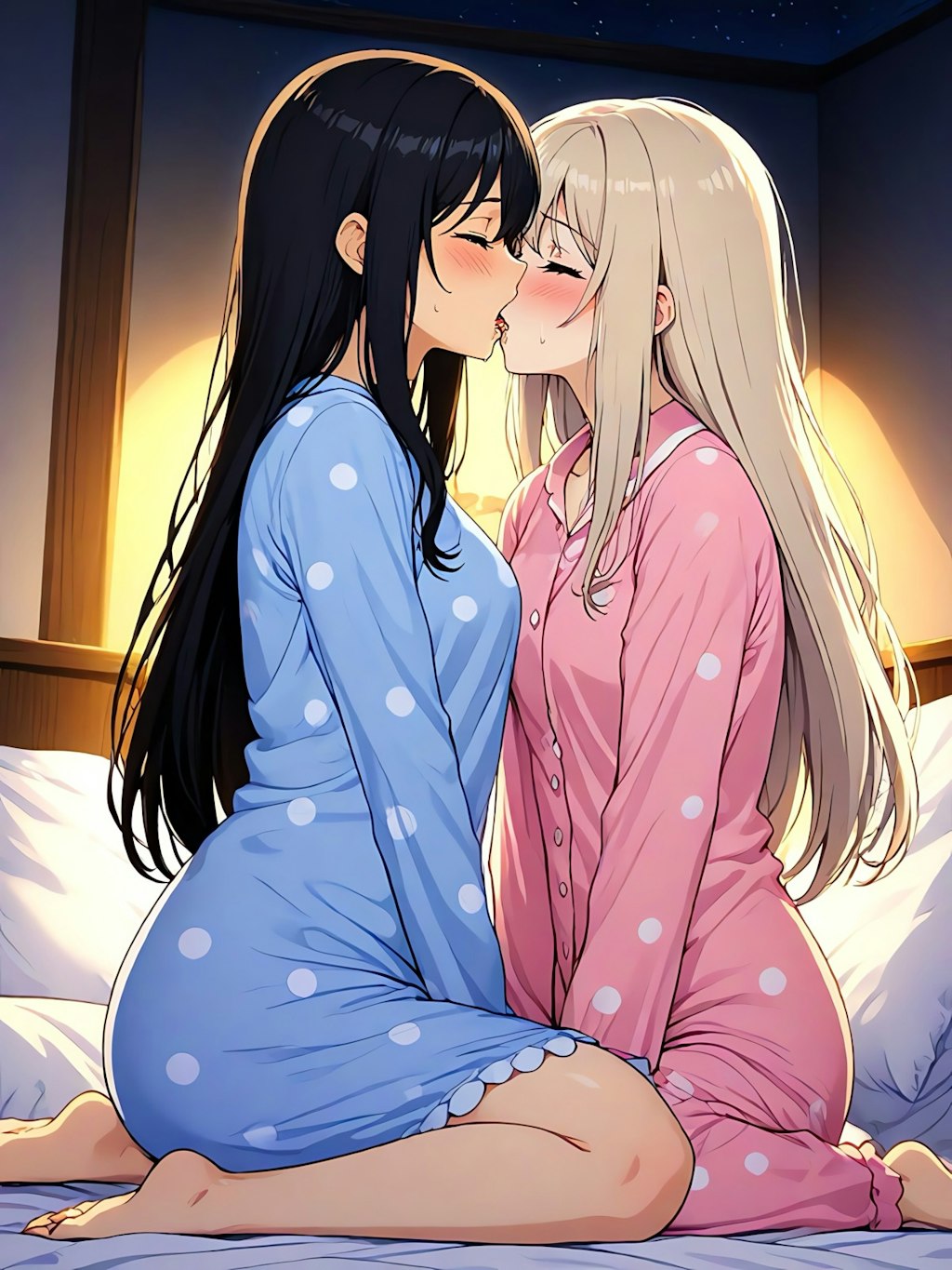 女子高生の百合💖女子寮！