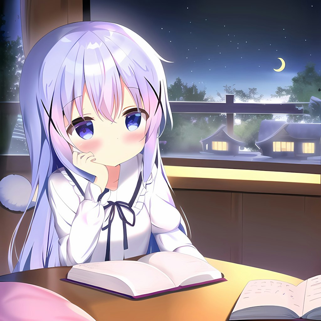 【読書の秋】読書をするチノちゃん