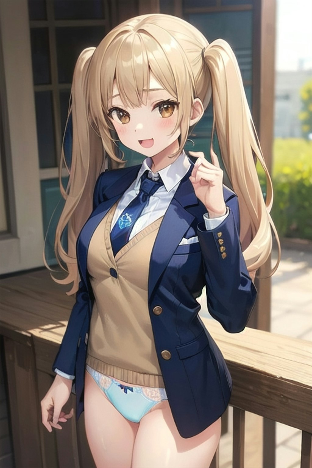 School twintails girl