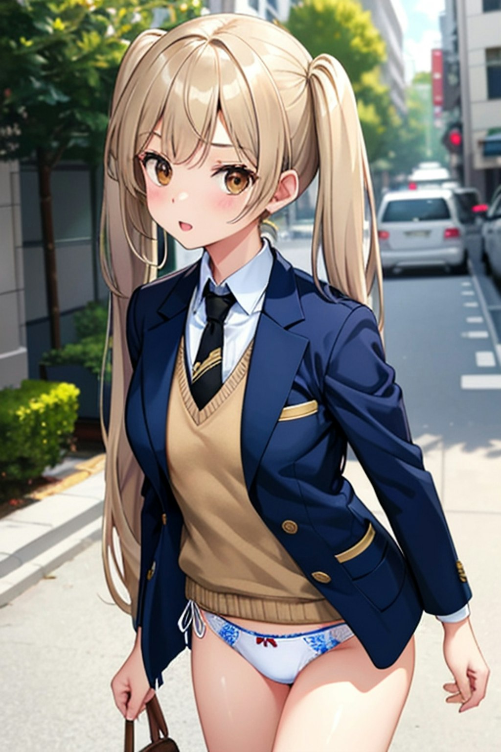 School twintails girl