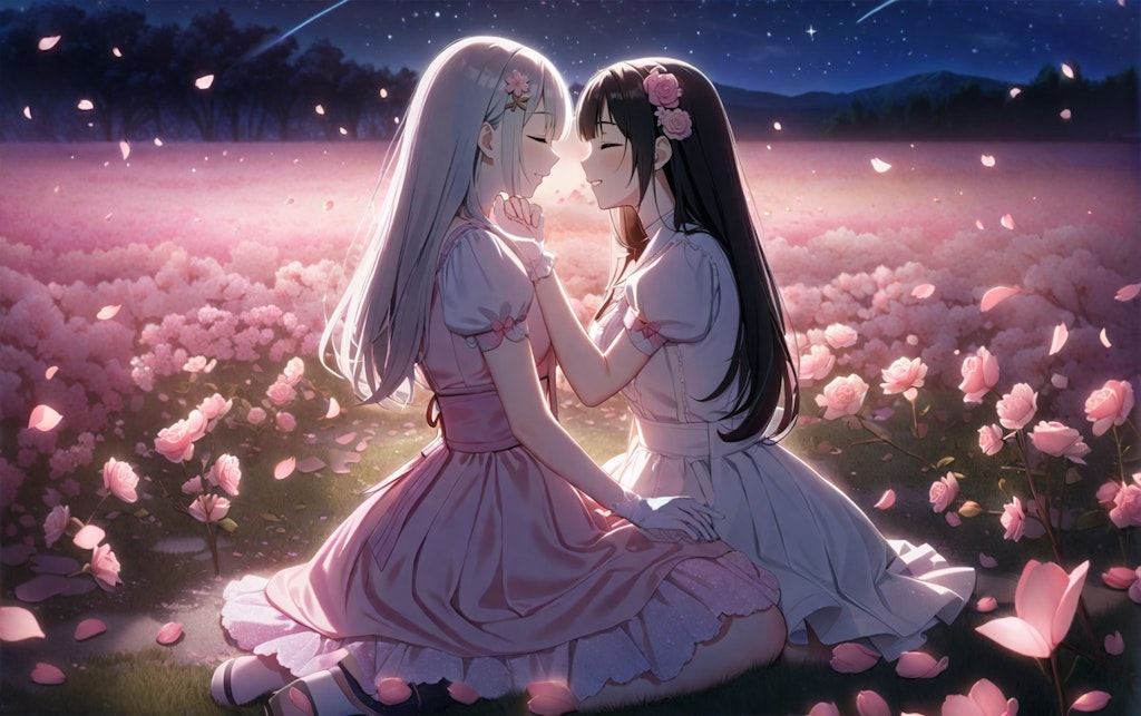 百合女子 花海