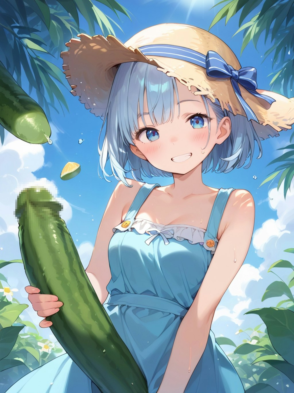 夏野菜！きゅうりの収穫だっ！！