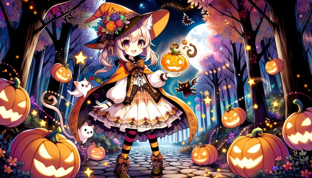 魔女っ子ハロウィン