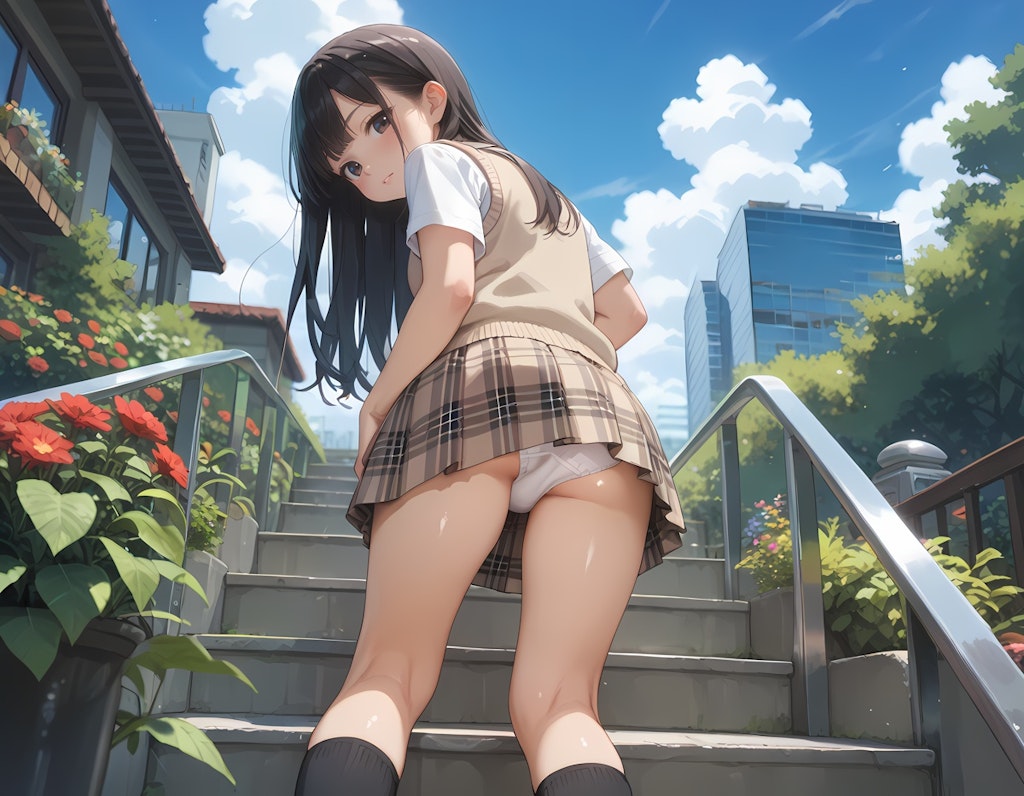 階段でおなじみの…