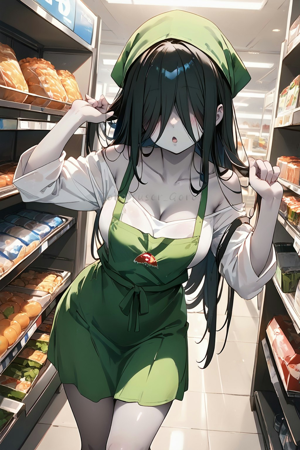 食品売り場に向かない貞ちゃん