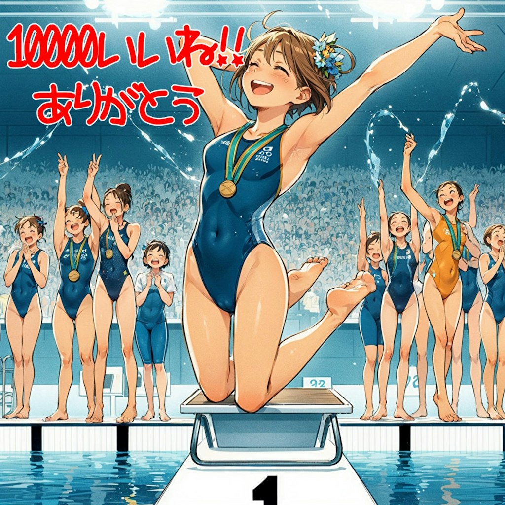 お陰様で10000いいね！達成出来ました♪本当にありがとうございます♪（全年齢で私の投稿を見てくれている皆様へ）