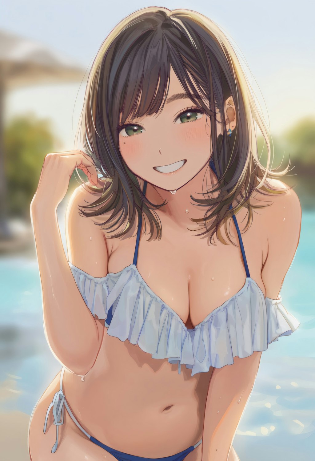 水着の子