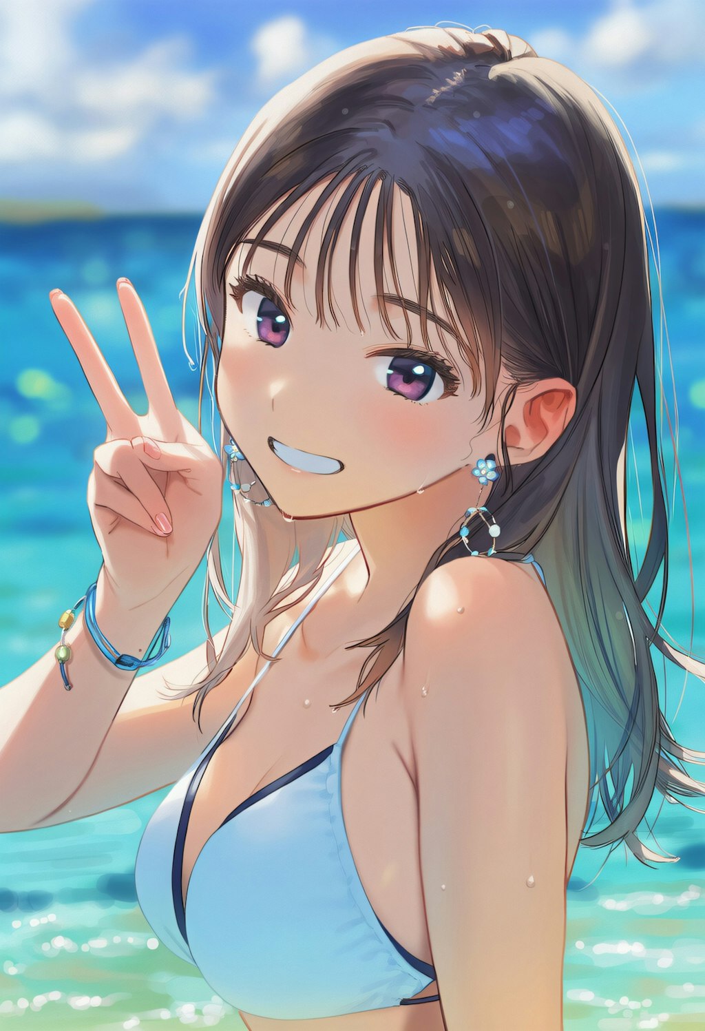 水着の子