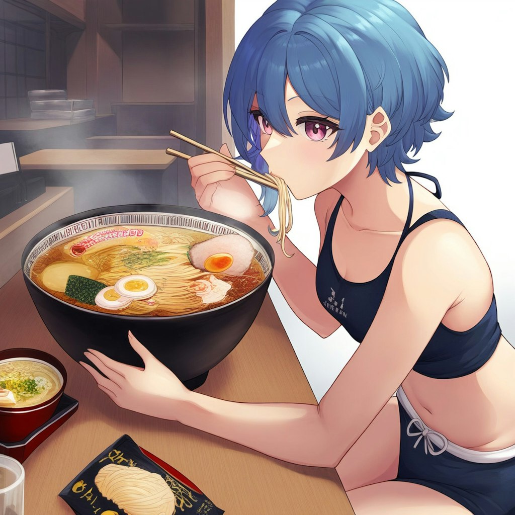 かおりちゃん　夏もラーメン