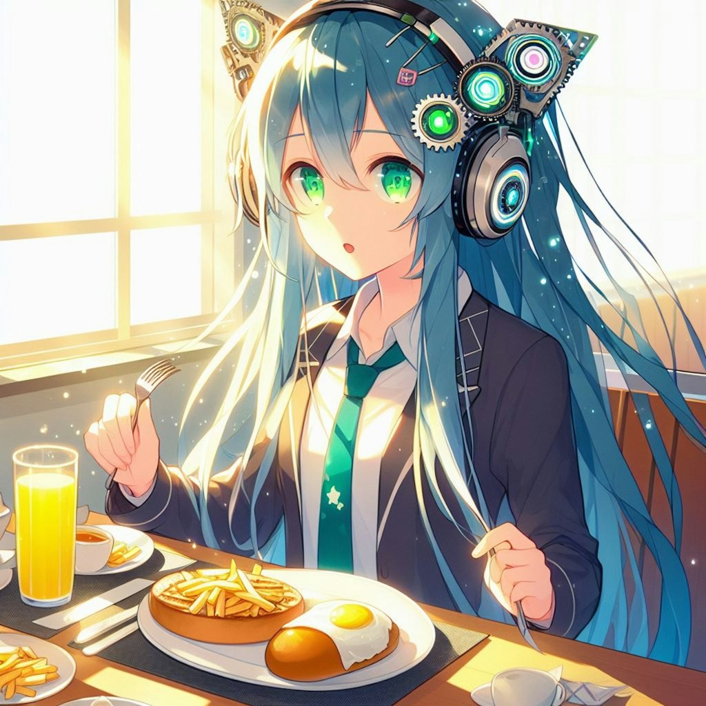 朝食(歯車娘)-Breakfast (Gear Daughter)-