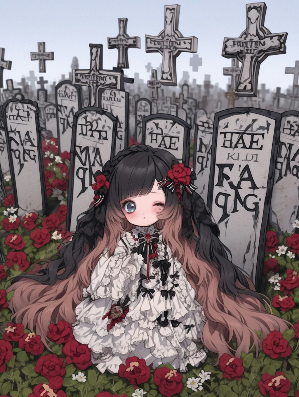 墓×少女
