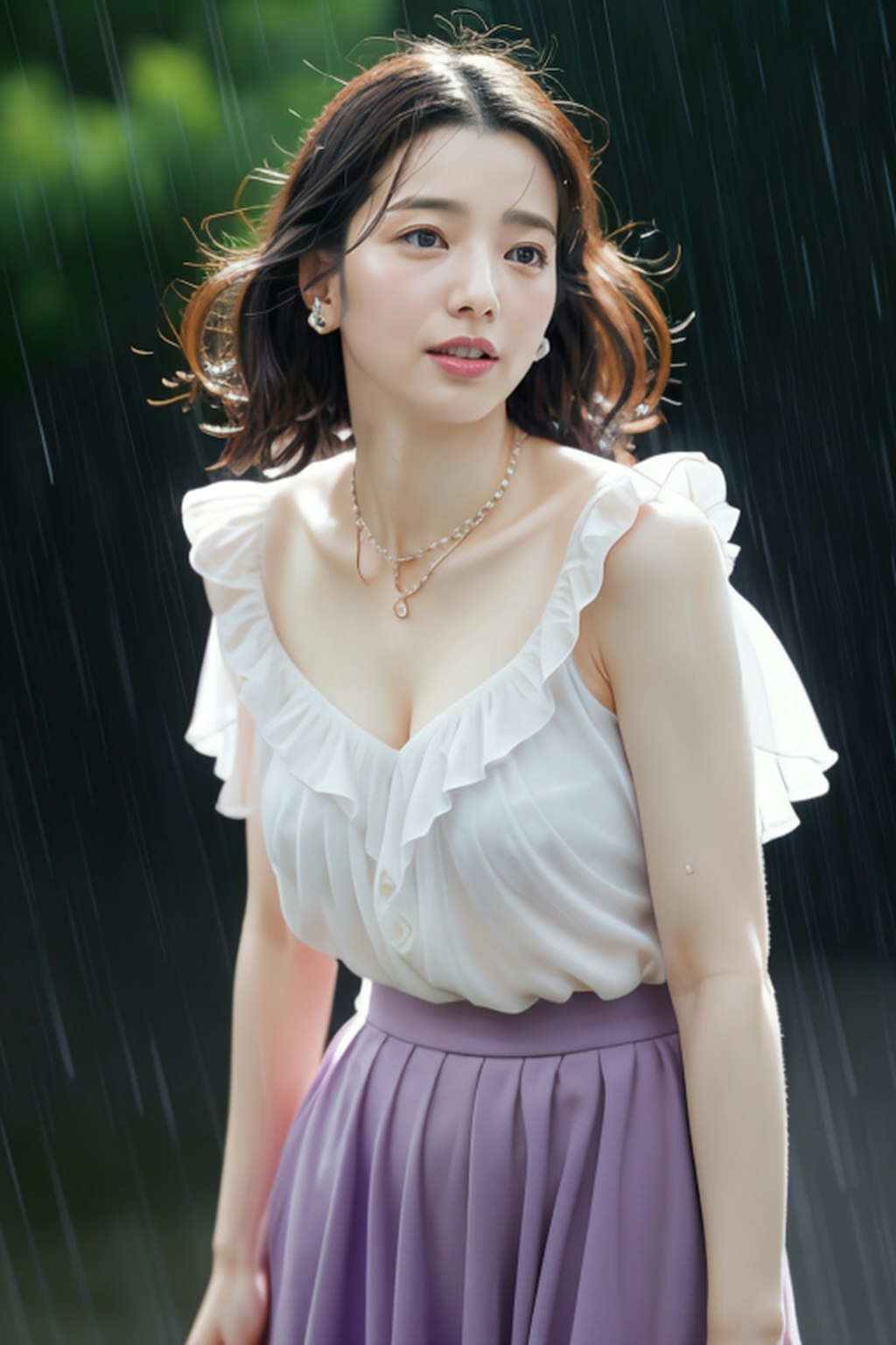 熟女　雨　KN-3