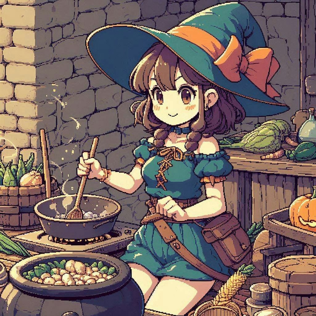 魔女宅女子 ドット絵シリーズ