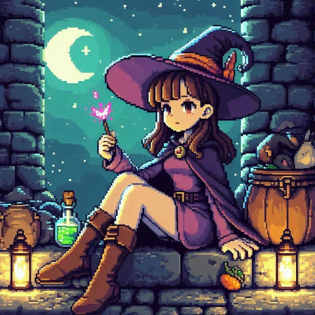 魔女宅女子 ドット絵シリーズ