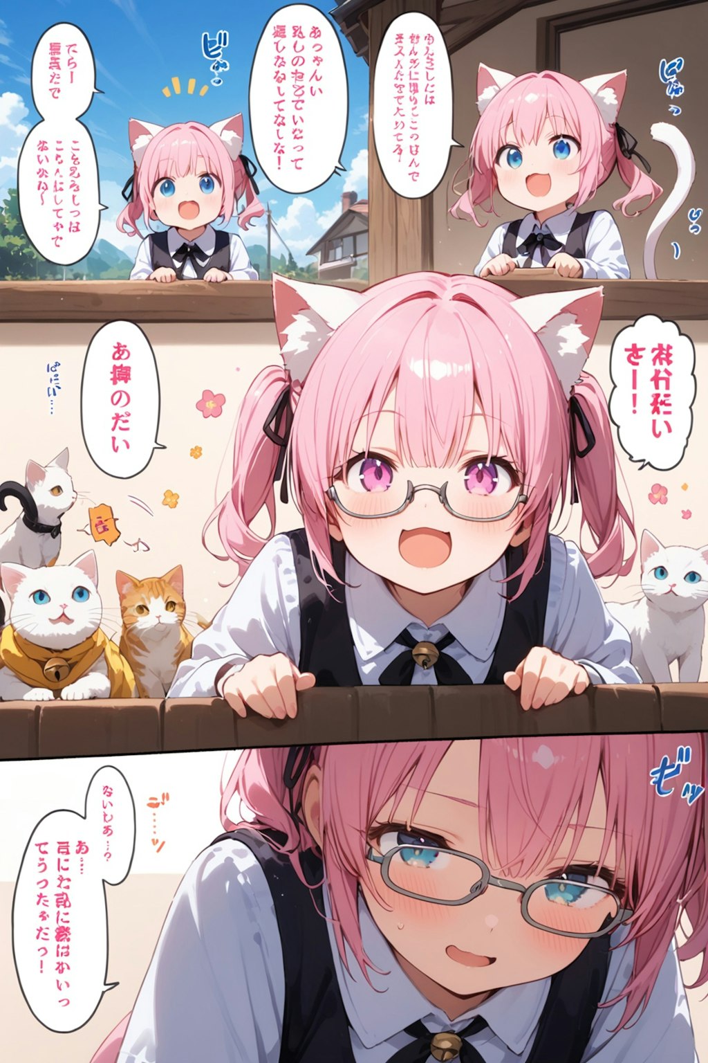 📖漫画イベ用🐱他分猫語🐾ニャー💬