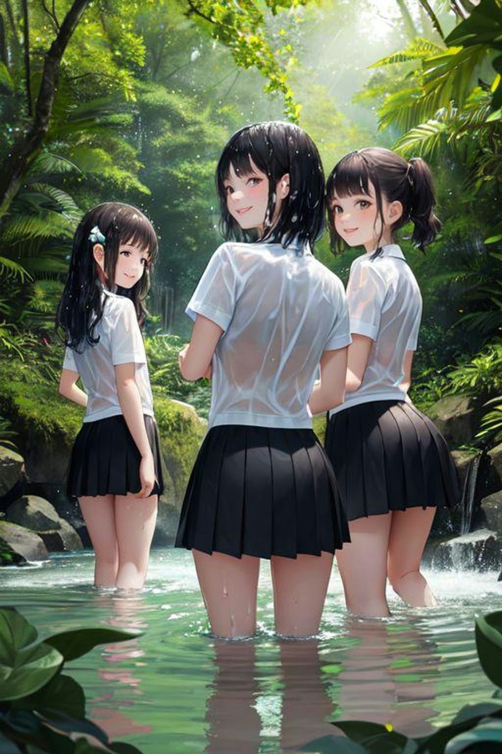 水辺の少女1