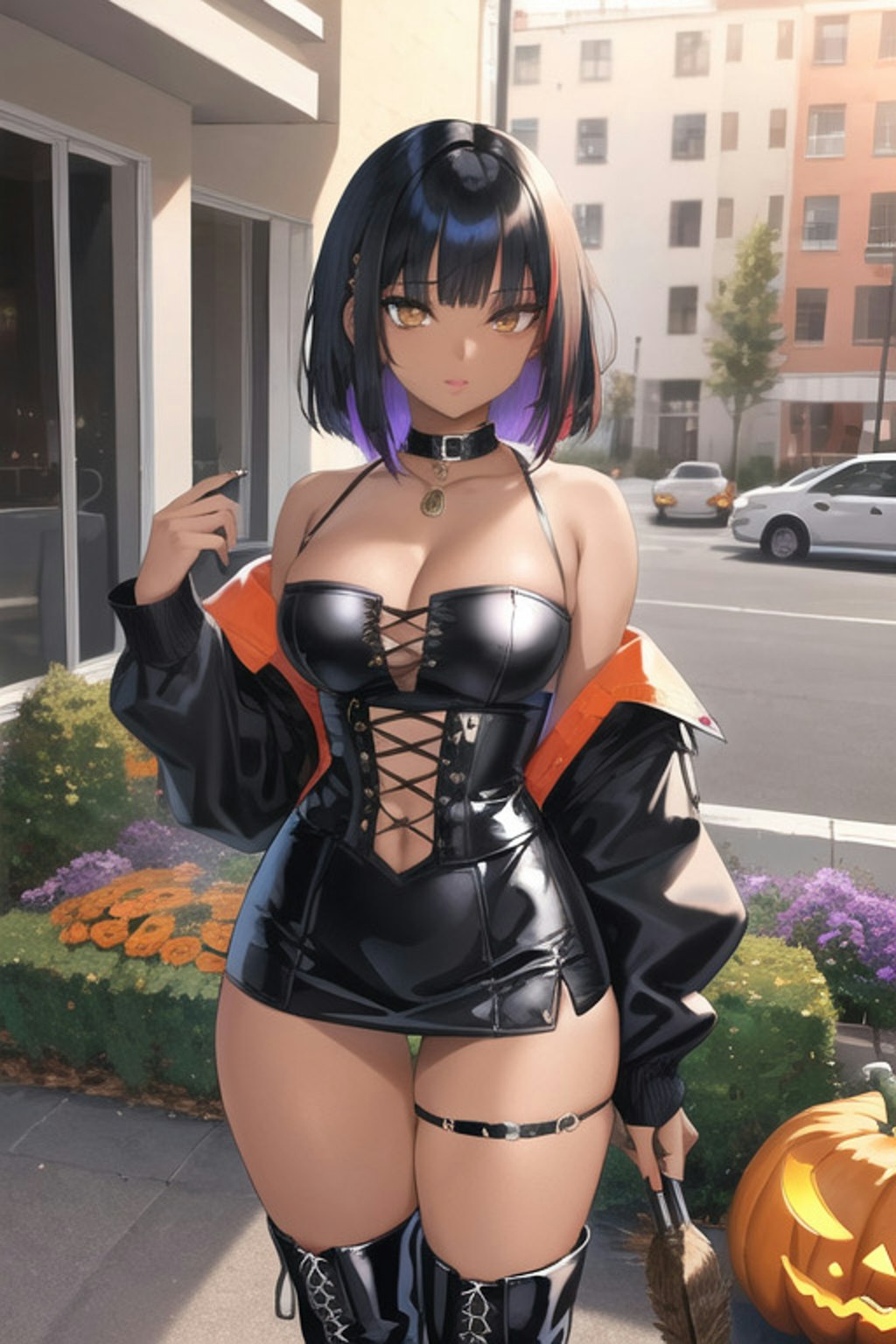 ハロウィン美女