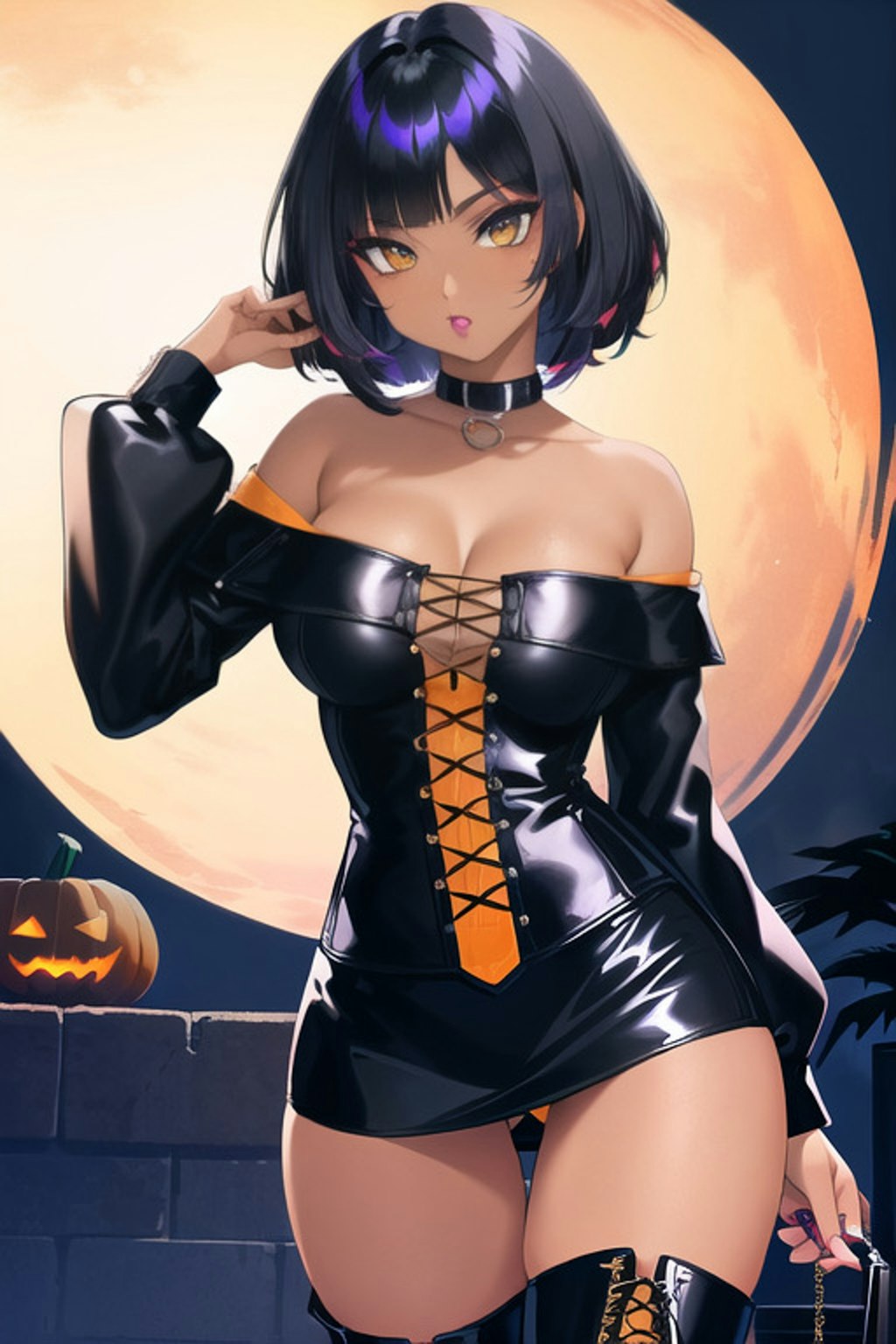 ハロウィン美女