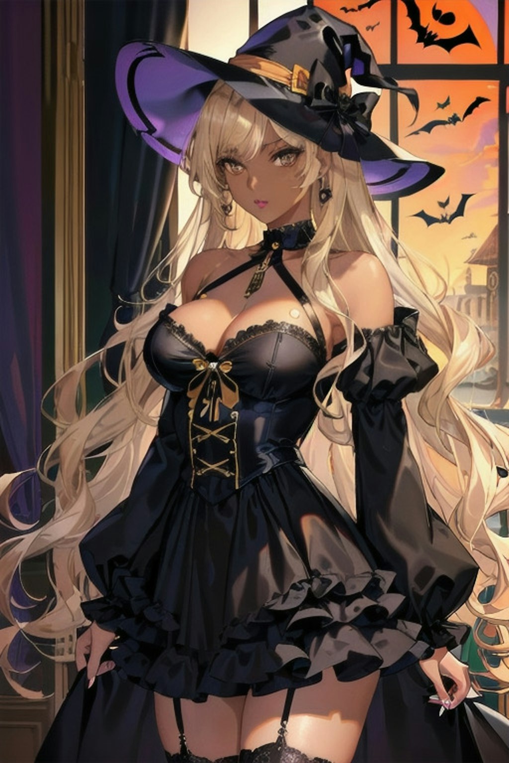 ハロウィン美女