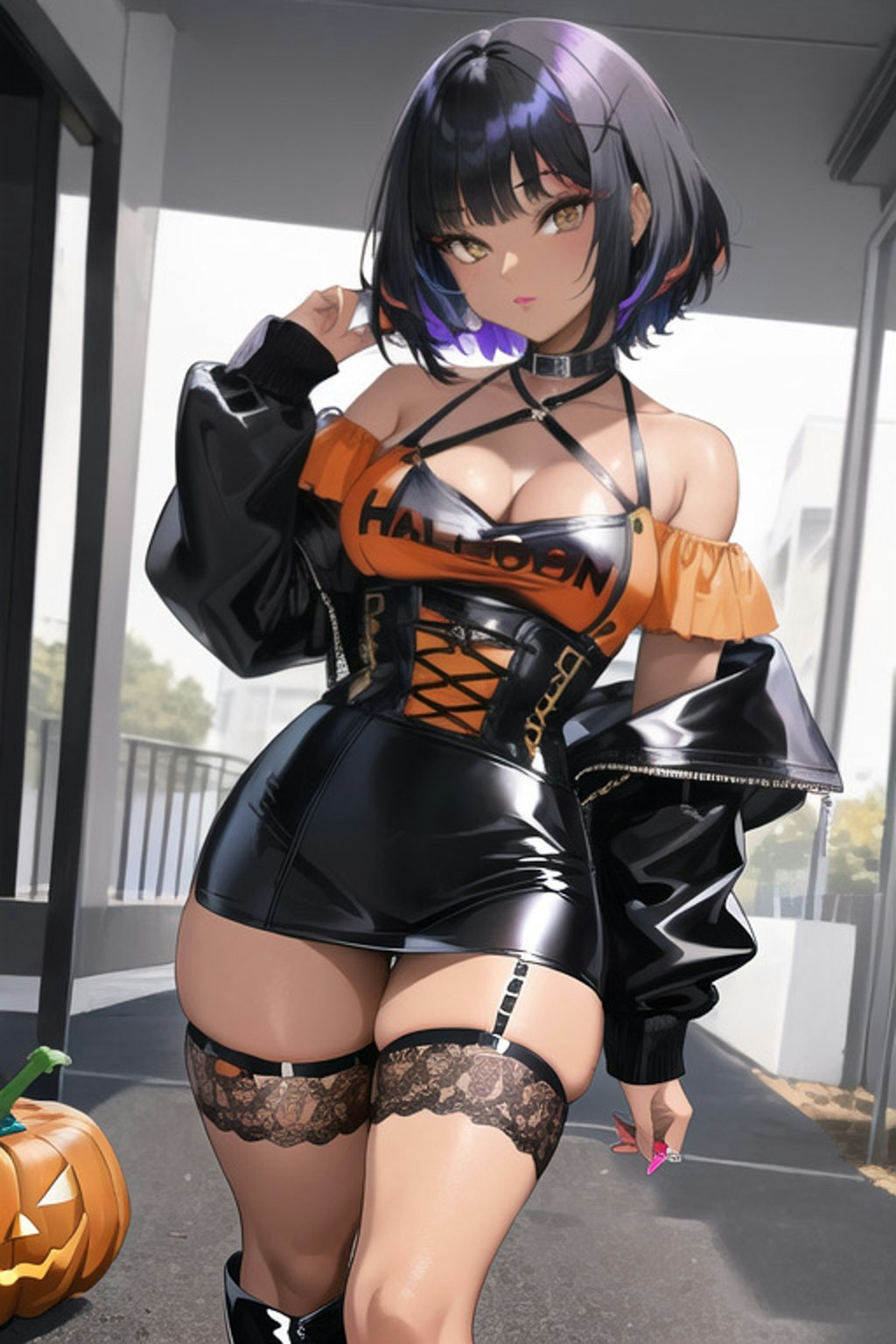 ハロウィン美女