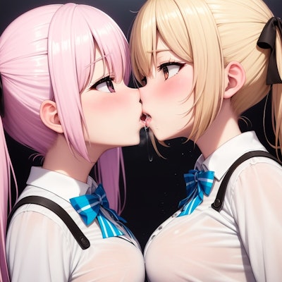 百合 girls kiss_3