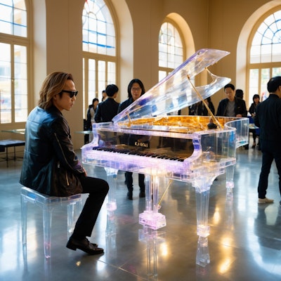 YOSHIKIのピアノ　Crystal Piano