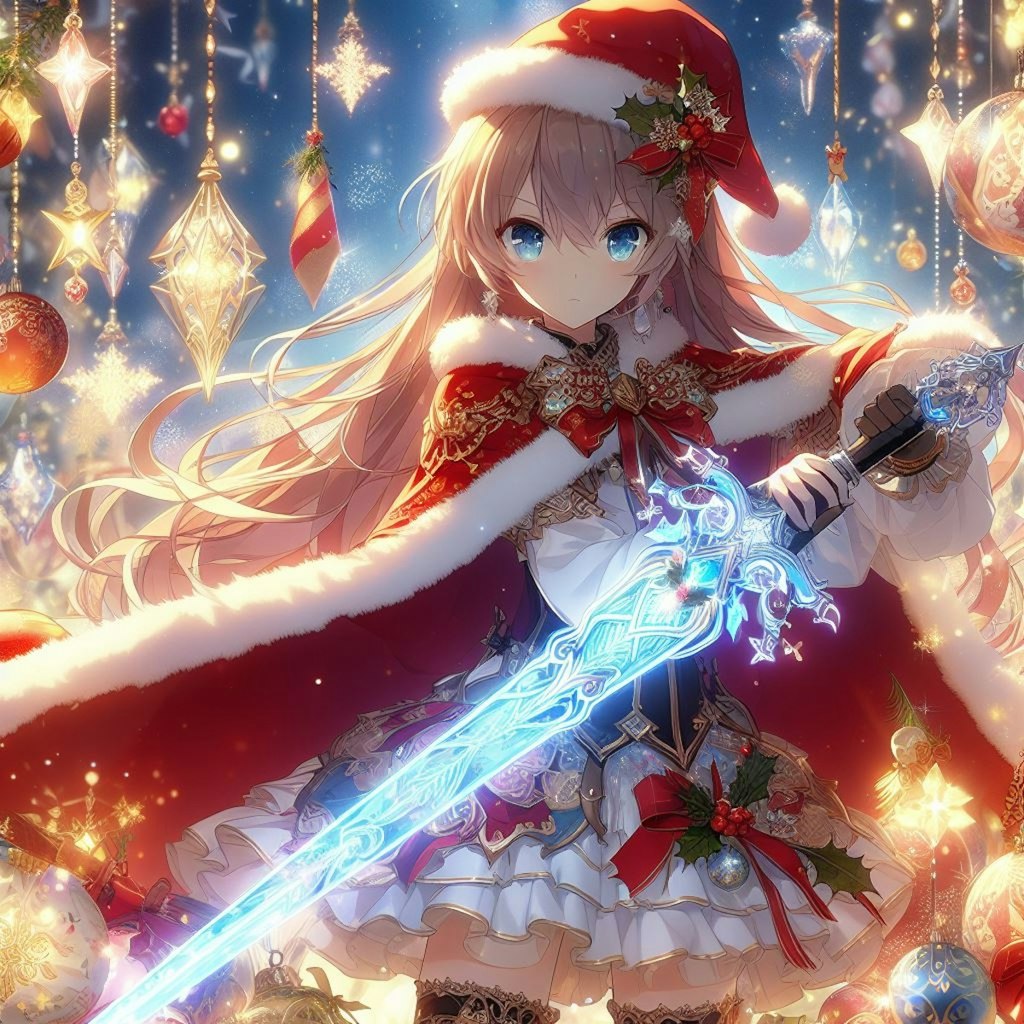 クリスマスの魔法剣士