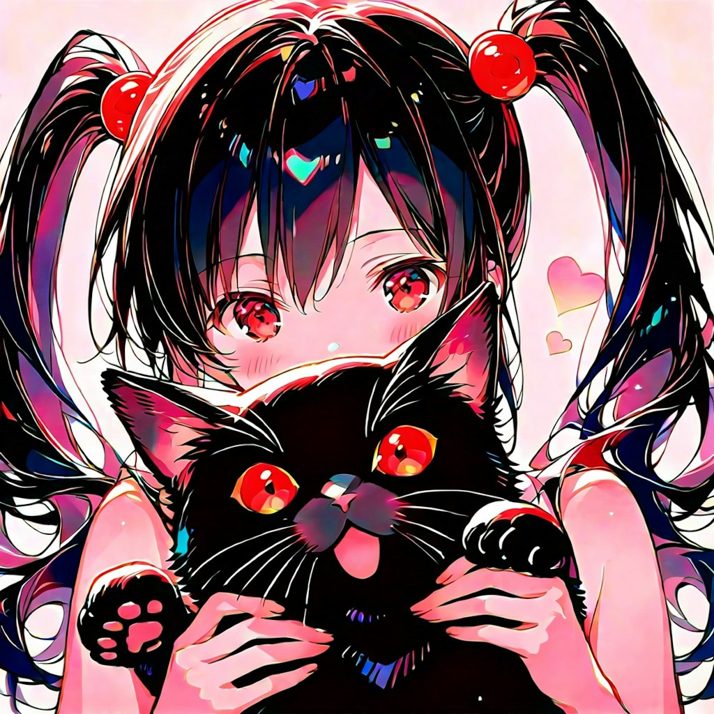 黒髪猫吸い(はー…、さいこぅ…//)_20250717
