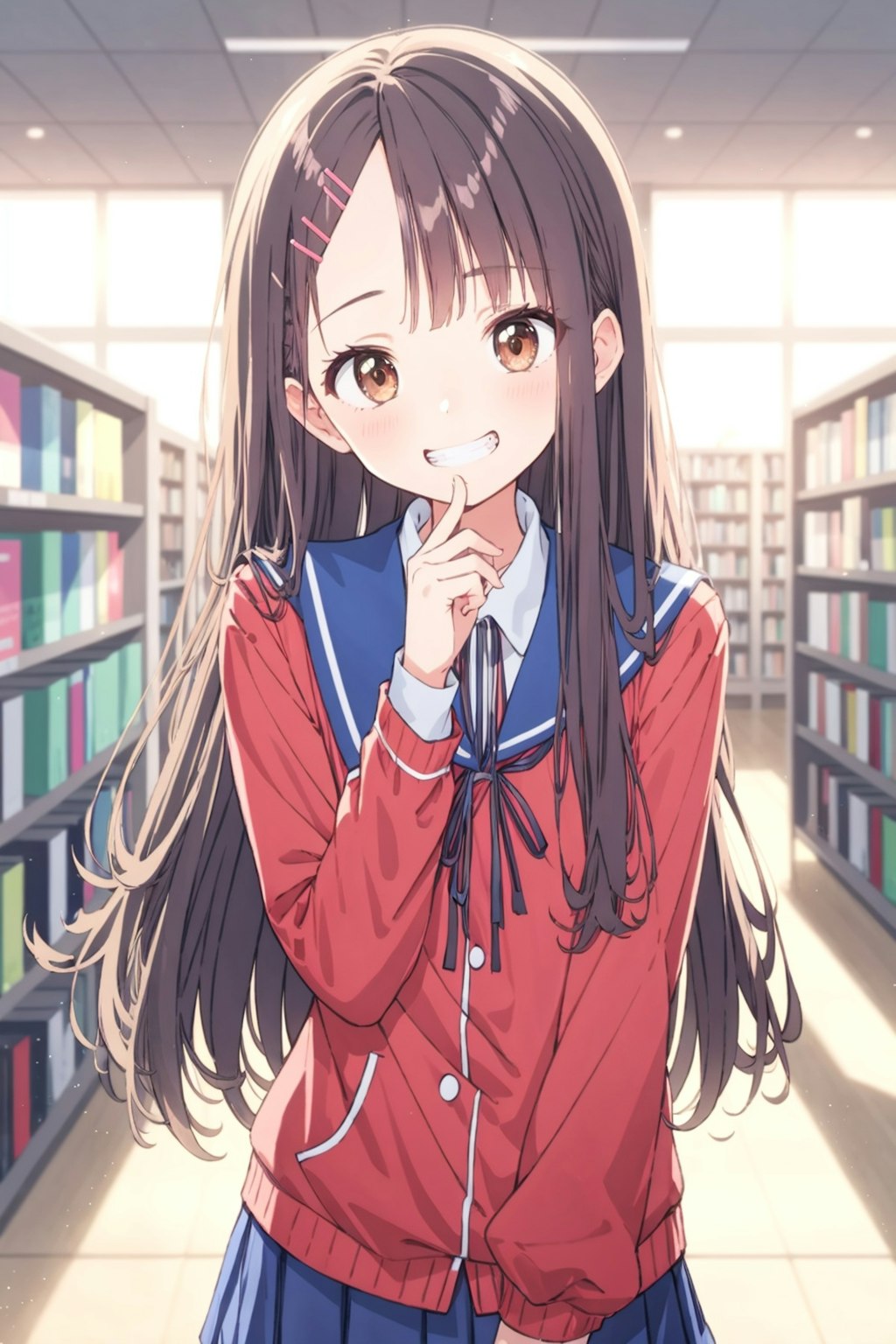 図書館のおでこちゃん