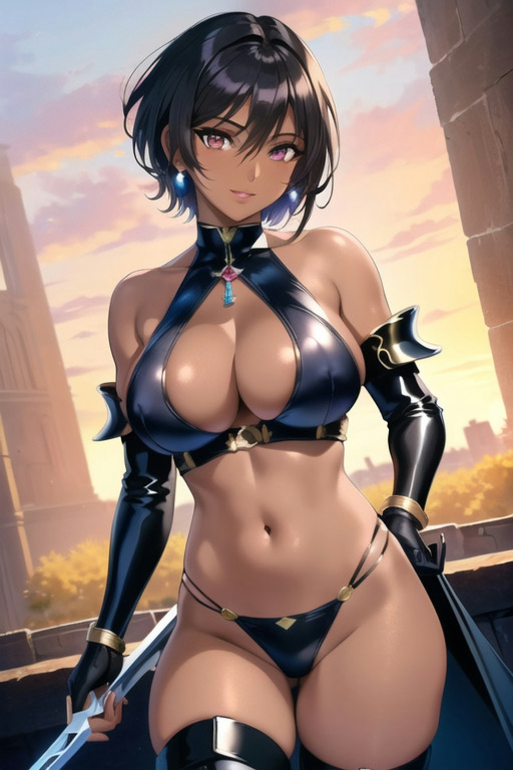 褐色ビキニギャル37