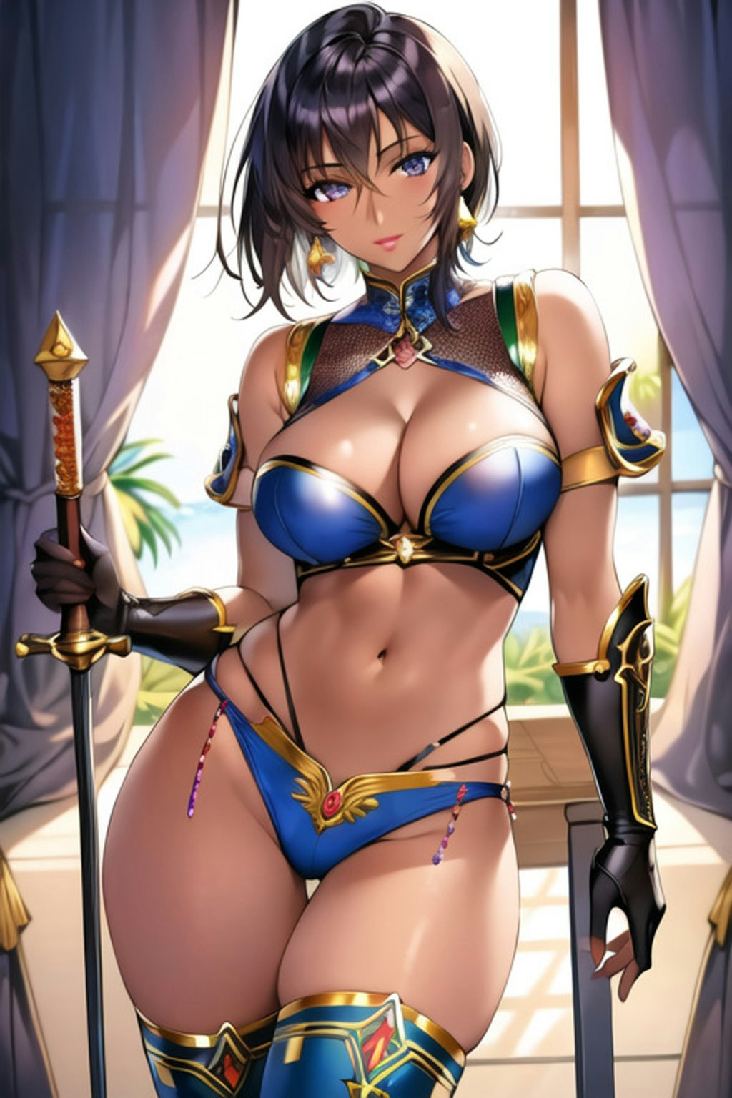 褐色ビキニギャル37