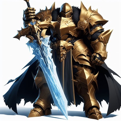 黄金騎士と氷の剣