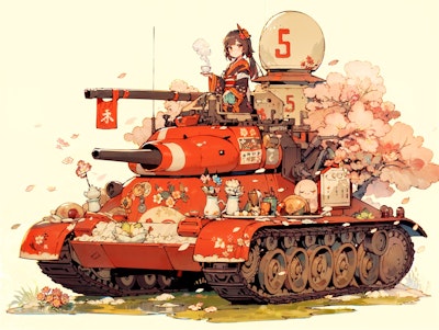 年始の戦車