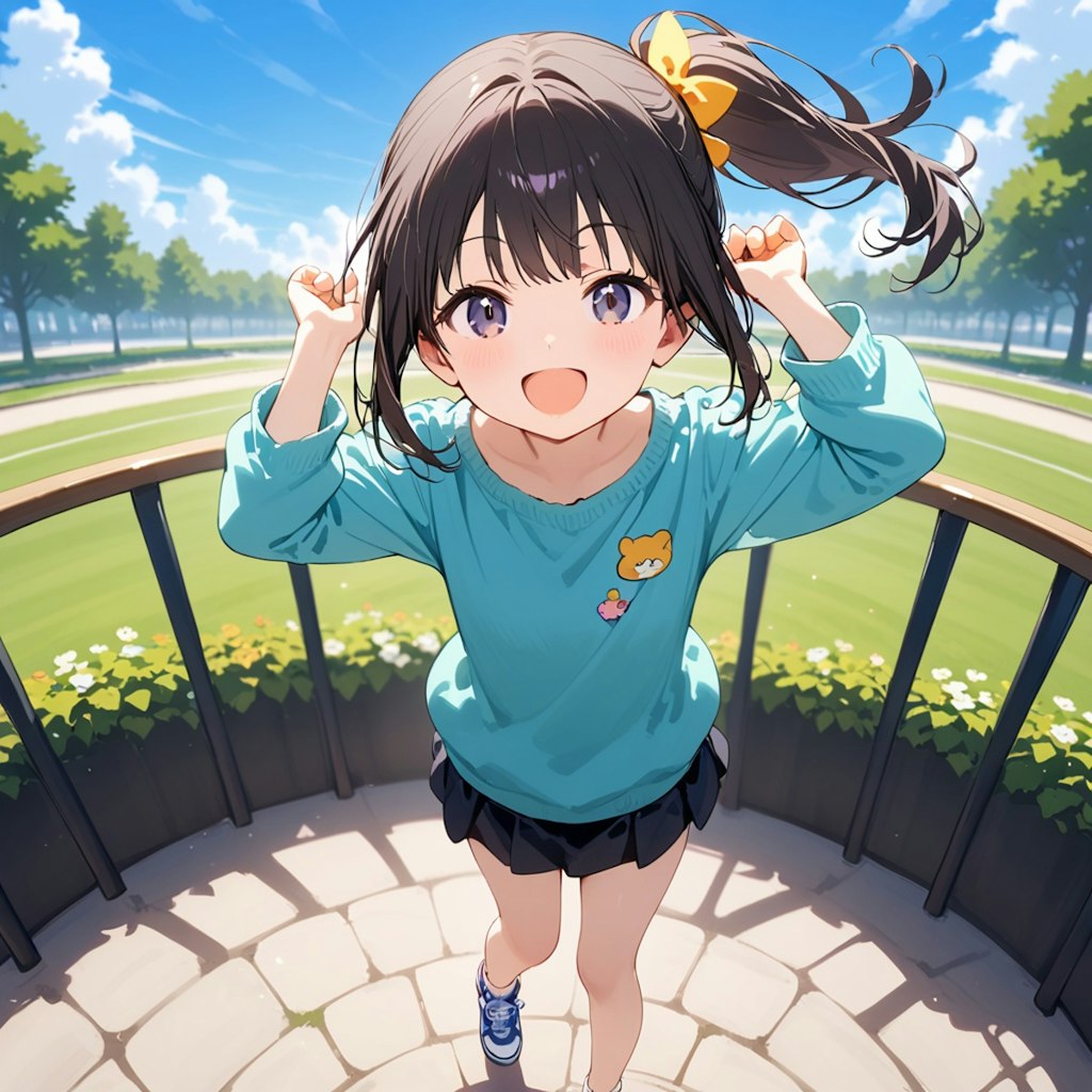 公園の女の子