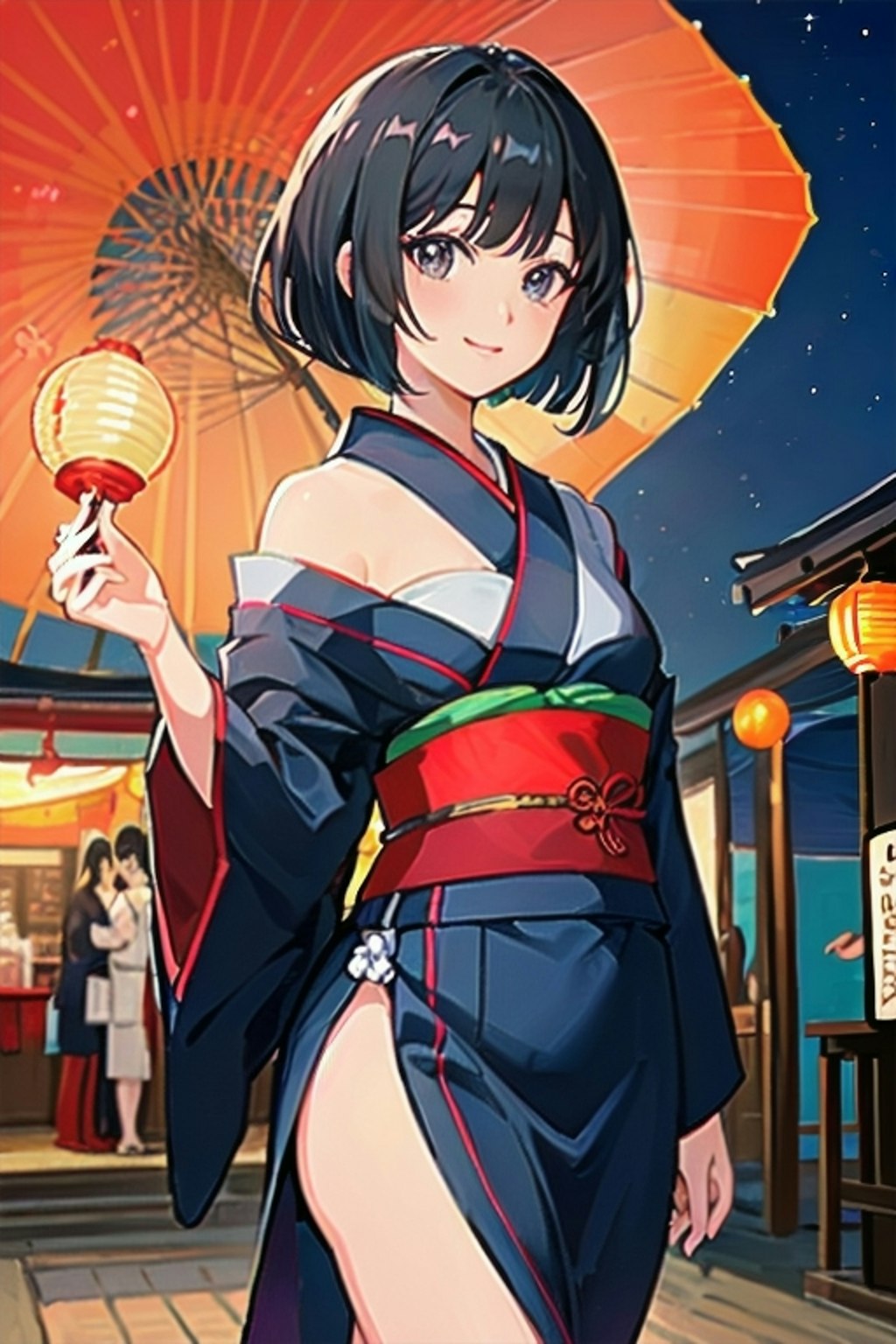 ある夏祭りの夜