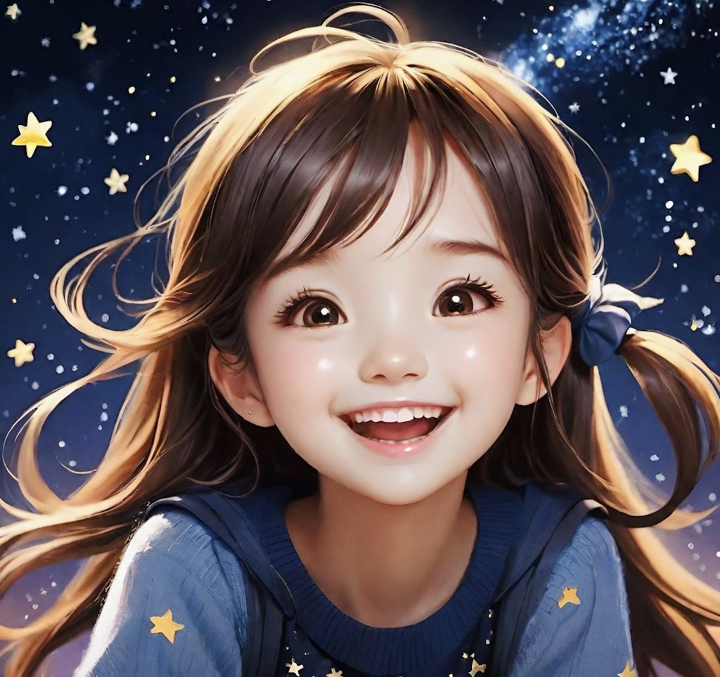 星と女の子