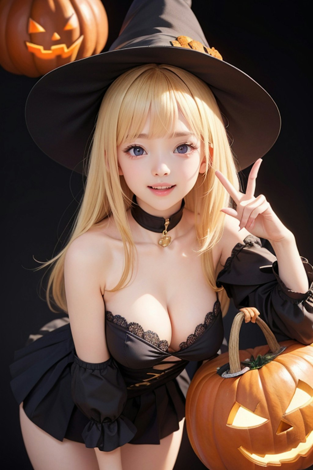 ハロウィンコスプレ ブロンド2